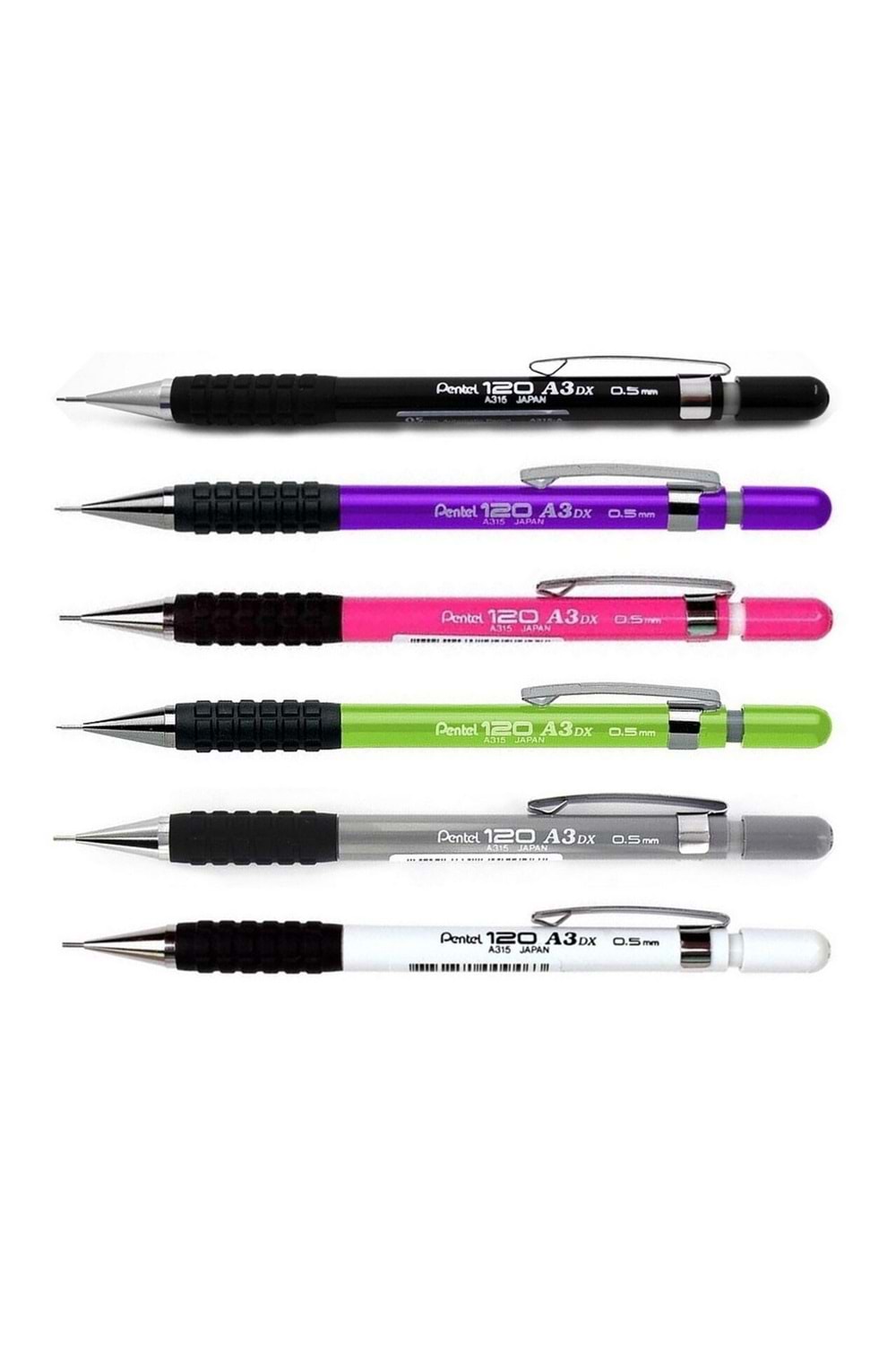 Pentel 120 A3 Dx 0.5mm Mekanik Kurşun Kalem Açık Yeşili / A315-k