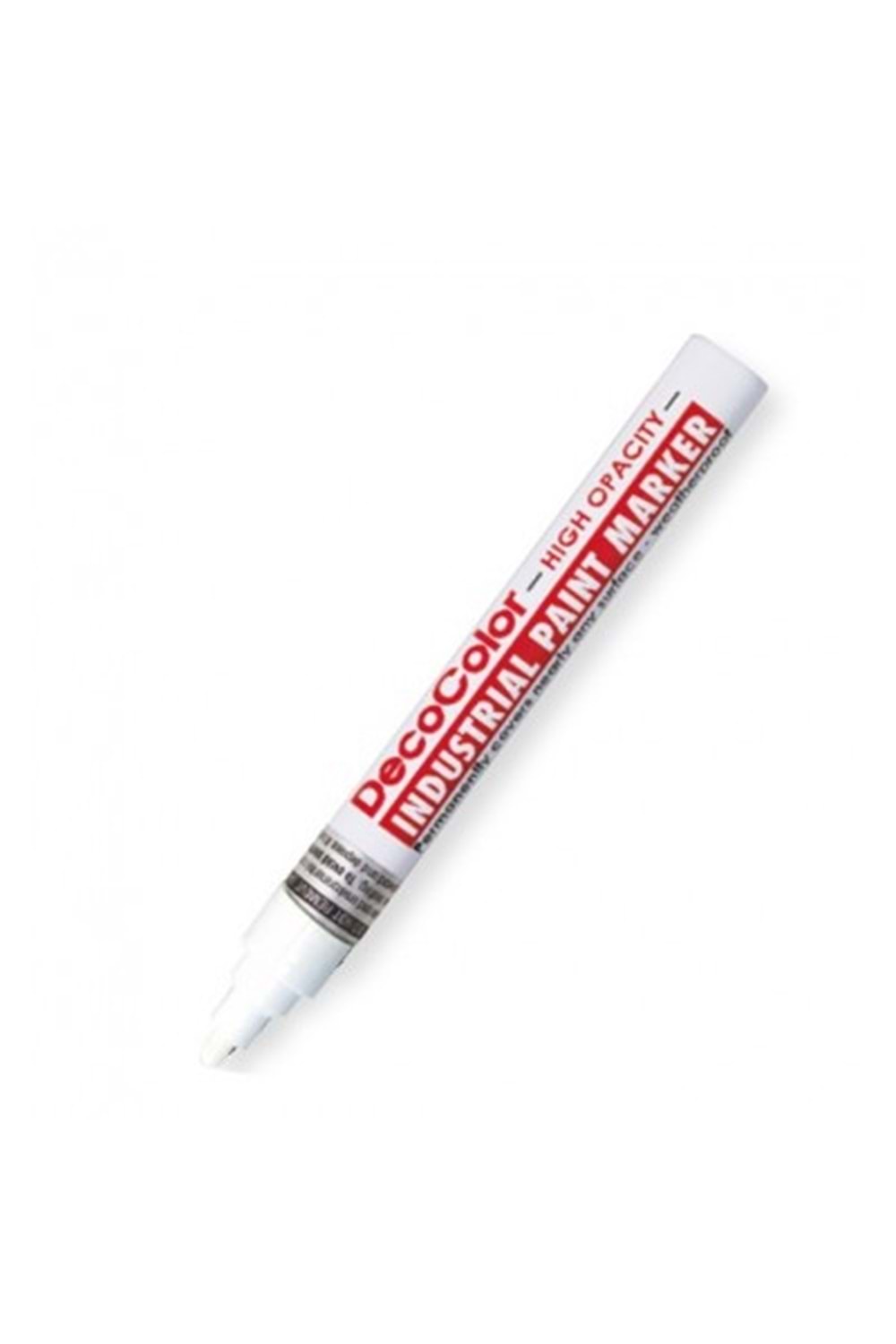 Marvy Markör İndustrial Paint Suya Ve Isıya Dayanıklı Fiber Uç 4.5 Mm Beyaz 728