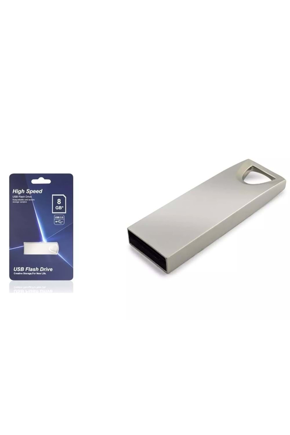 Elba 8gb Metal 2.0 Usb Flash Bellek