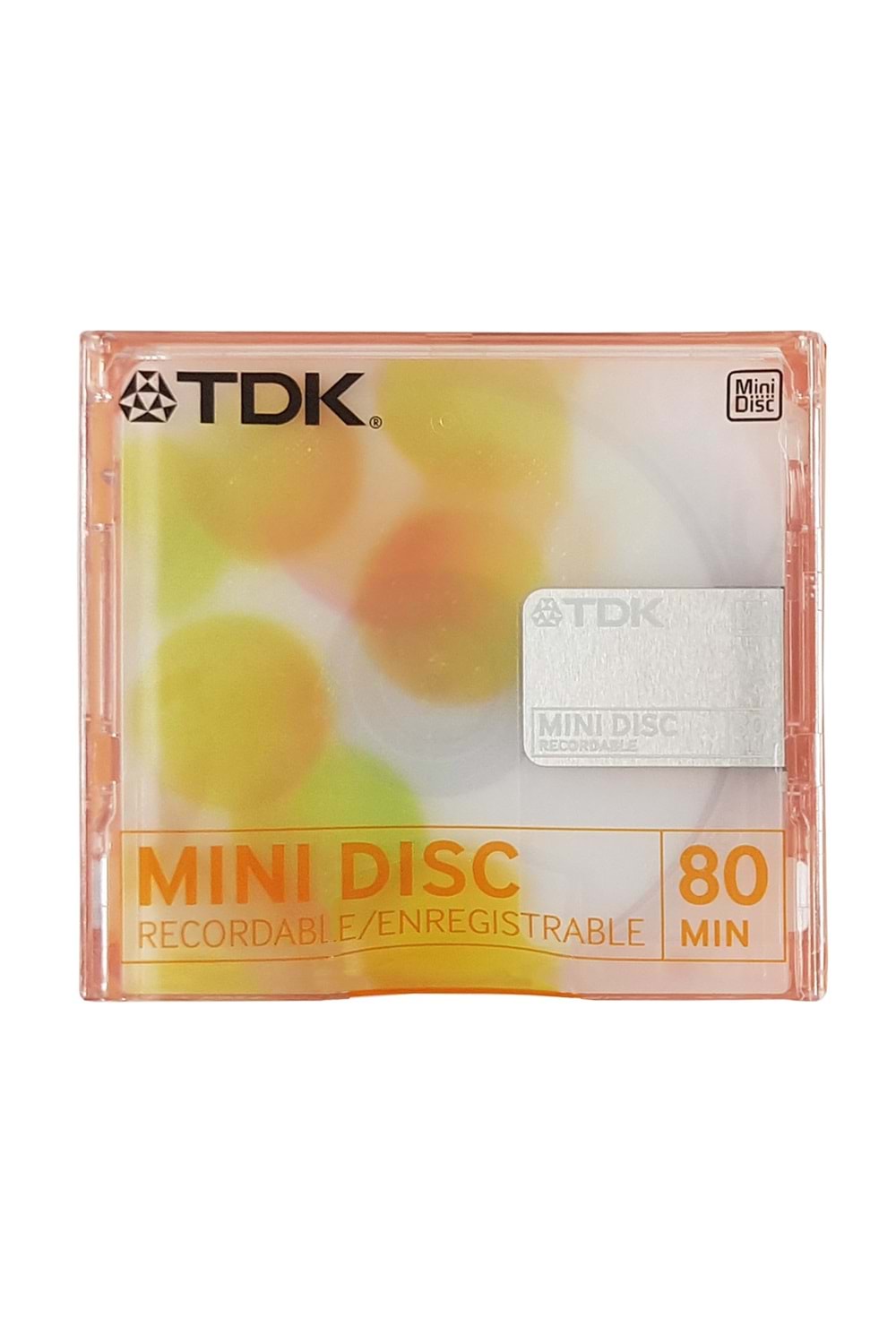 Tdk Mini Disc Recordable / Enregistrable 80 Dk Turuncu