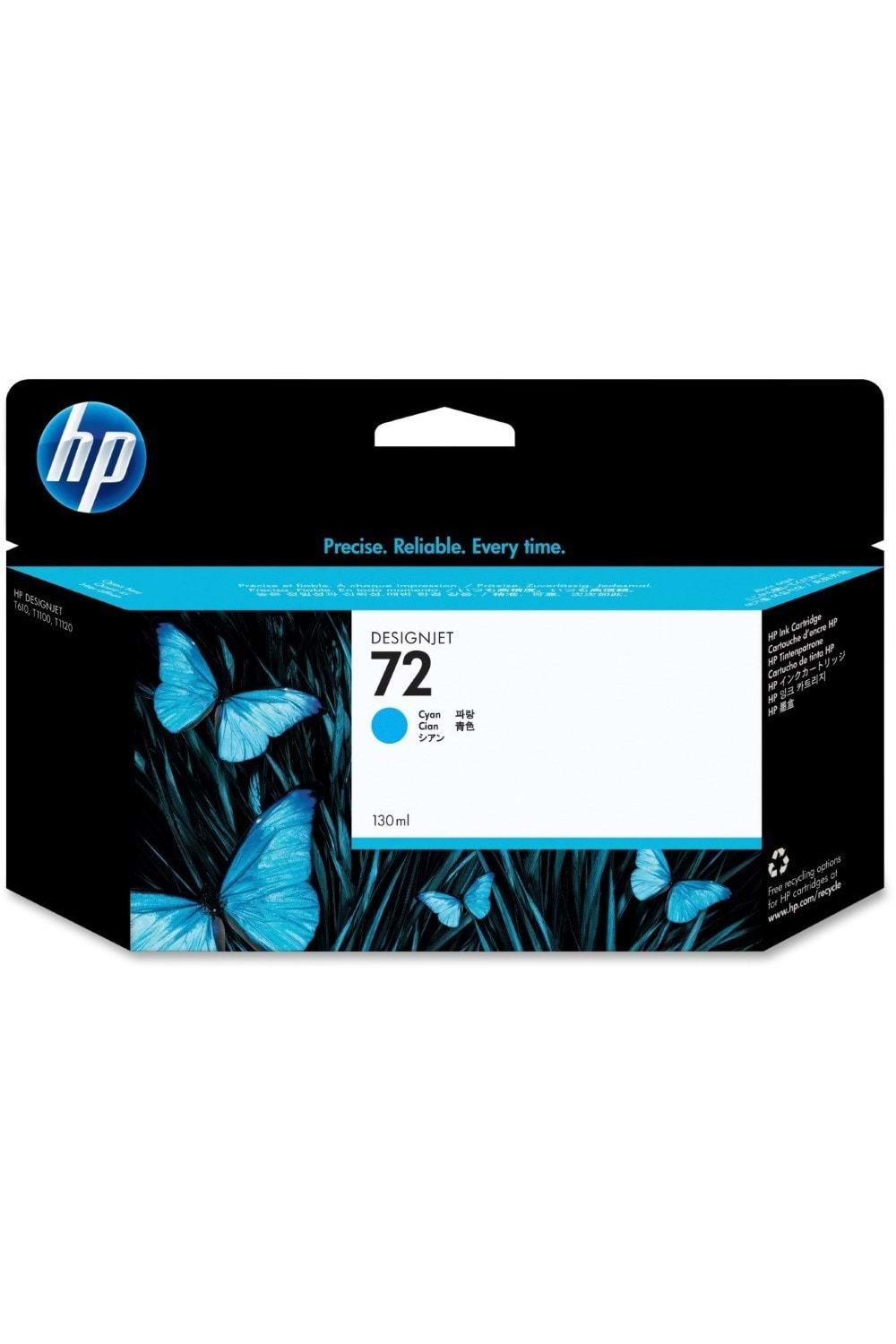 Hp 72 Orjinal Mavi Plotter Kartuşu 130ml | T610/770/1100/1200 | C9371a