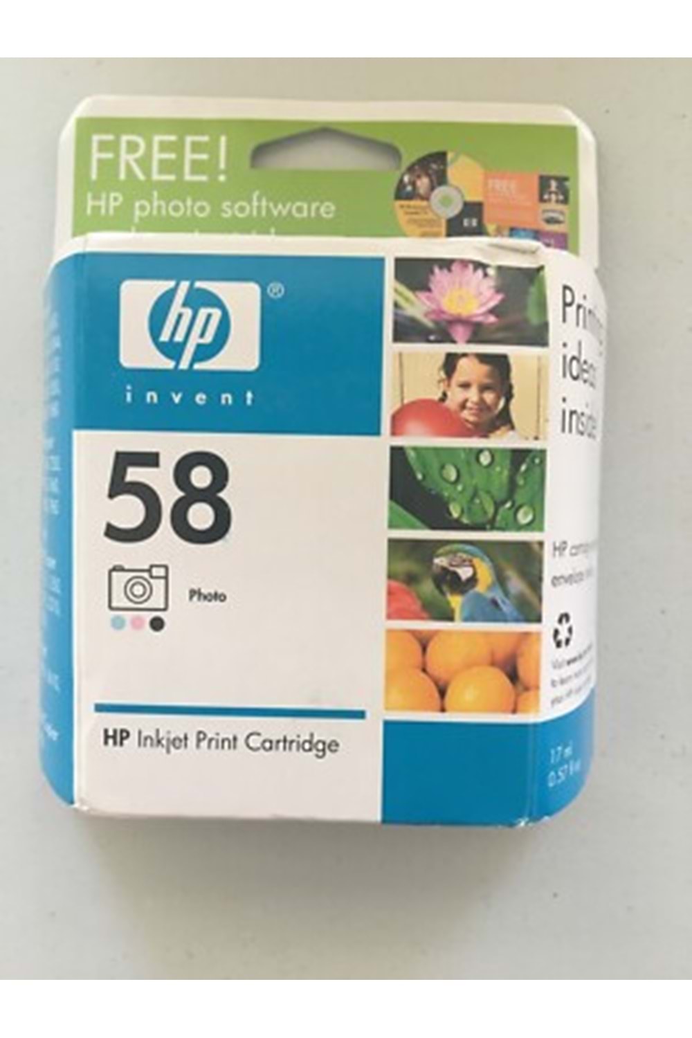 Hp 58 Orjinal Foto Siyah Kartuş | C6658ae (eski Tarihli)