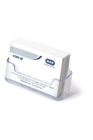 Mas Kartvizit Oval Şeffaf 486