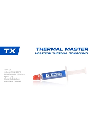 Tx Silent Wind Yüksek Performanslı 1,5 Gr Termal Macun (txcct15g )