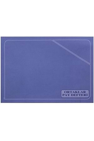 Cem Ortaklar Pay Defteri Karton Kapak 40 Yp.