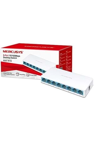 Mercusys Ms108 8 Port 10/100 Mbps Desktop Switch