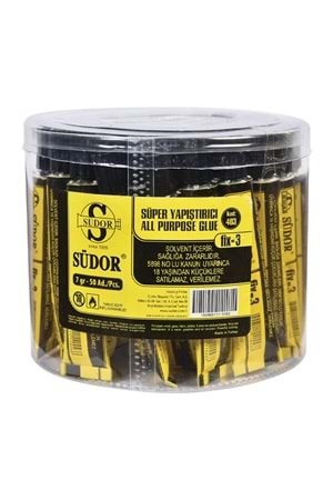 Südor Yapıştırıcı Fix No:3 7g Solvent Bazlı