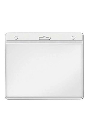 Persona 306 | Yaka Kart Poşeti 11,7x11 Cm Şeffaf | 100 Adet