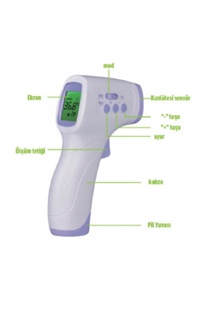 Unaan Yna-800 Ce Sertifikalı Temassız Kızılötesi Ateş Ölçer