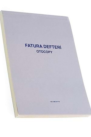 Cem Fatura Defteri Otokopili 2/50