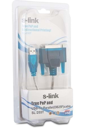 S-link Usb To Paralel Port Kablolu Sl-255t