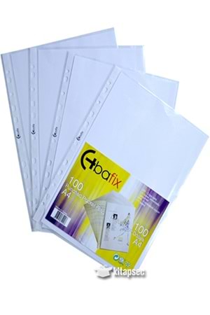 Bafix Poşet Dosya 100 Lü A4