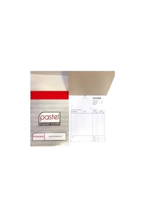 Pastel Fatura Defteri Otokopili 2 Nüsha 50 Sayfa