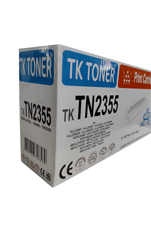 Tk Toner | Brother Tn2355 - Tn660 - Tn2320 Muadil Siyah Laser Toner 2.6k