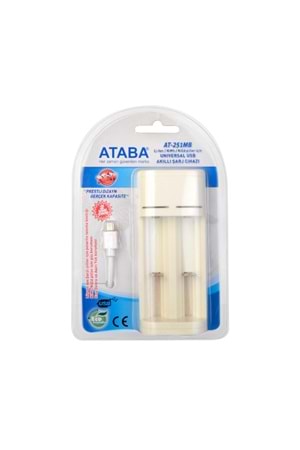 Ataba At-251mb Lion Nimh Nicd Universal Usb Pil Şarj Cihazı