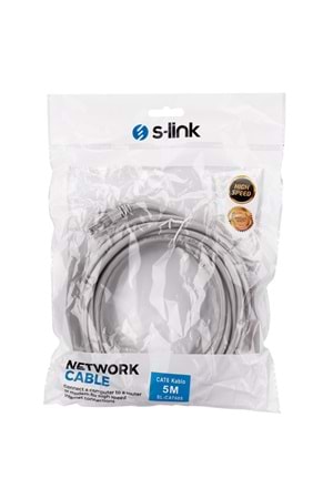 S-link Sl-cat605 Cat6 5mt Gri Utp Patch Kablo