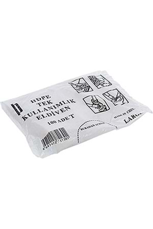 Burpak Şeffaf Poşet Eldiven Bir Paket (100 Adet)