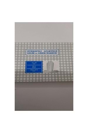 Altınyıldız Otokopili Apartman Gelir Gider Makbuzu 14x20