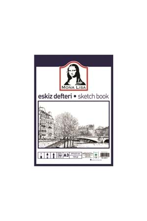 Südor Mona Lisa Eskiz Defteri 50 Yaprak 120 Gr A3