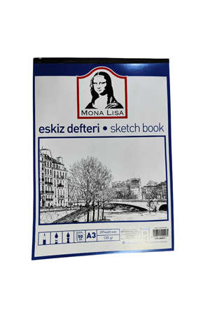 Südor Mona Lisa Eskiz Defteri 50 Yaprak 120 Gr A3