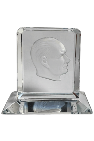 Kristal Atatürk Masaüstü Süsü