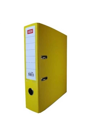 Cassa Plastik Klasör Dar Sarı A4 | 7290