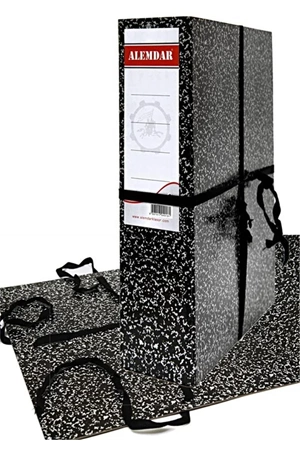 Alemdar Karton Klasör Geniş Siyah | 49300