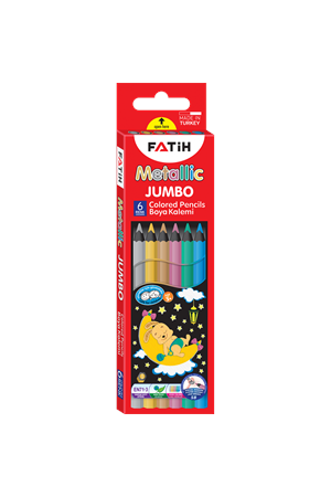 Fatih Kuru Boya Tam Boy Jumbo Metalik 6 Lı 33360