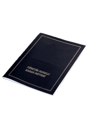 Gülpaş Yönetim Kurulu Karar Defteri Plastik Kapak 40 Yp