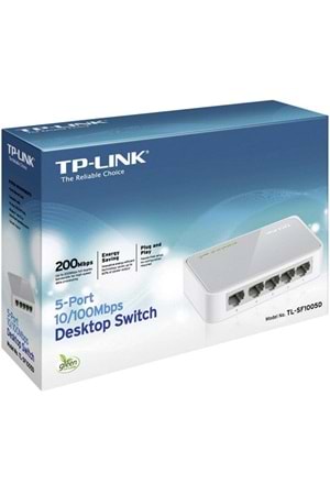 Tp-link Tl-sf1005d 5 Port 10/100 Mbps Desktop Switch