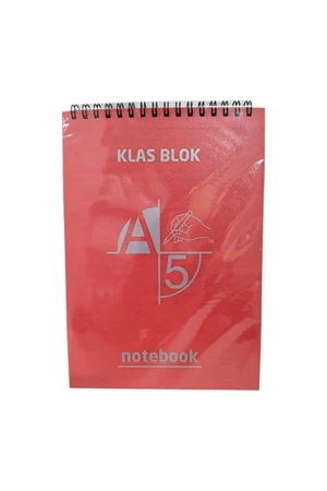 Klas Bloknot Spiralli Plastik Kapak Kareli 72 Yp A5