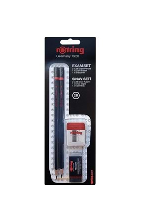 Rotring Sınav Seti 2b+silgi+kalemtıraş Bls 2 Li