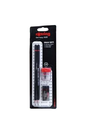 Rotring Sınav Seti 2b+silgi+kalemtıraş Bls 2 Li