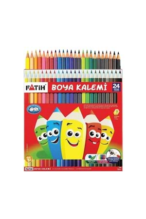 Fatih Kuru Boya Karton Kutu Tam Boy 24 Lü 33225