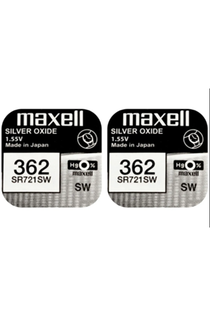 Maxell Sr-721 Sw / 362 Pil 1.55v Silver Oxide