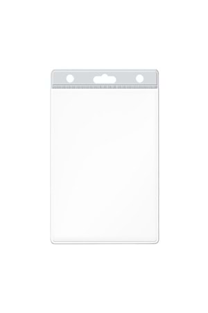 Sarff Kart Poşeti Dikey 7.5x9.5 Cm Şeffaf 10 Adet | 15207011