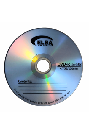 Elba Dvd-r 4,7 Gb 120 Dk Shrink