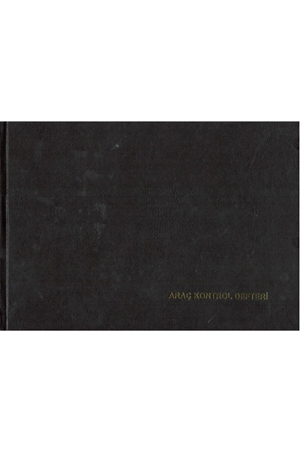 Dilman Araç Kayıt Defteri Ciltli 20 X 28,5 Cm 96 Yaprak Yatay | 5189