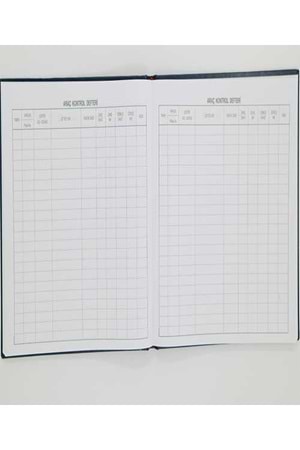 Dilman Araç Kayıt Defteri Ciltli 20 X 28,5 Cm 96 Yaprak Yatay | 5189