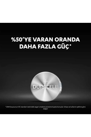 Duracell Lityum Düğme Pil 3 V 4 Lü | Lr44