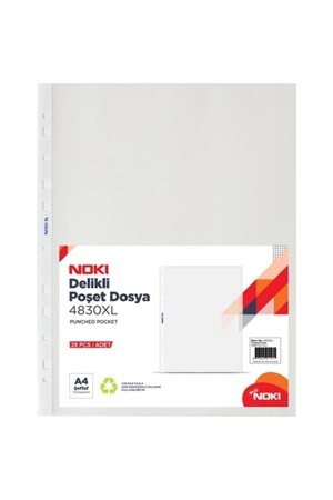 Noki A4 Poşet Dosya Xl 25'li | 4830xl25