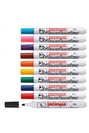 Snowman Tahta Kalemi Yuvarlak Uçlu Açık Mavi Bg-12