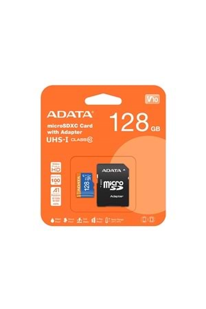 Adata 128gb Premier Microsdxc Card With Adapter Uhs-ı Class10 V10 Hafıza Kartı
