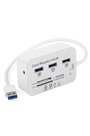 Tx Txacucr340 3 X Usb 3.0 Hub Ve Çoklu Harici Kart Okuyucu