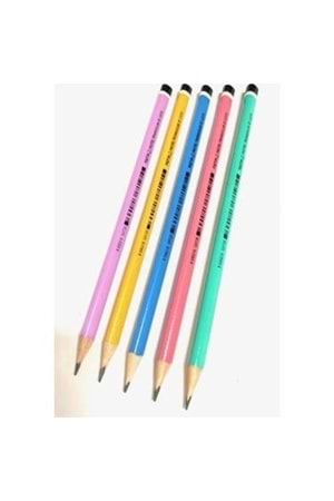 Fatih Kurşun Kalem Üçgen Mercanlı Pastel Renkli 12070