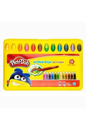 Play-doh Jel Mum Boya Crayon 12 Renk Pp Box