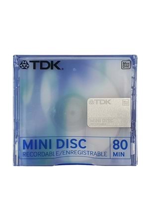 Tdk Mini Disc Recordable / Enregistrable 80 Dk Mavi