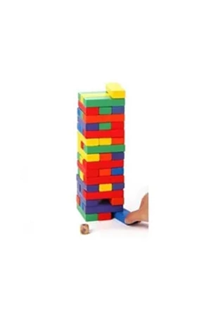 Colour Towel Jenga 60 Parça Renkli Juno