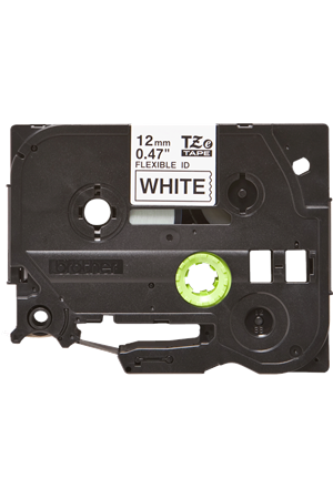 Brother Tze-fx231 12 Mm Beyazı Üzeri Siyah Esnek Laminasyonlu Etiket
