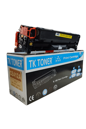 Tk Toner | Hp Ce412a-305a 2,6k Toner Sarı (305a - 300 - M351 - M375 - Pro400 - M451 - 475)93)